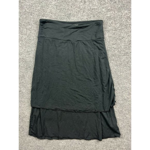 Athleta Dresses & Skirts - Athleta Long Casual Sporty Skirt Women's Size ST Black Modal Stretch